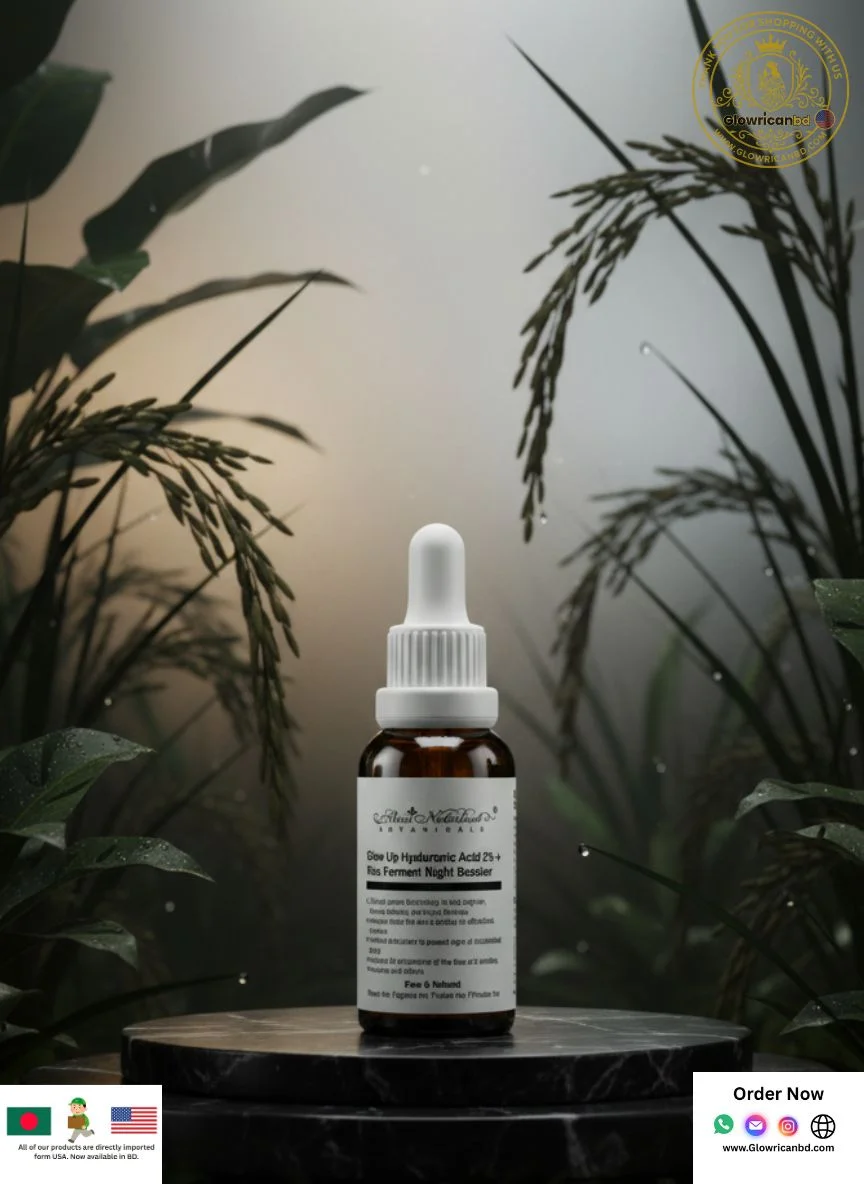 Skin Nutritions Glow Up Hyaluronic Acid 2% + Rice Ferment Night Booster